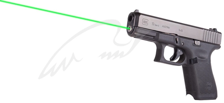 Цілевказівник лазерний LaserMax вбудований для Glock 19 Gen5. Зелений - зображення 2