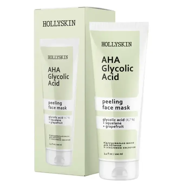 Маска для лица HOLLYSKIN Glycolic AHA Acid Face Mask - Фото 1 Маска для лица HOLLYSKIN Glycolic AHA Acid Face Mask - изображение 1