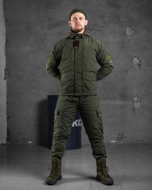 Утепленный Зимний тактический костюм горка Oblivion Oliva Вт7078 XL - изображение 1