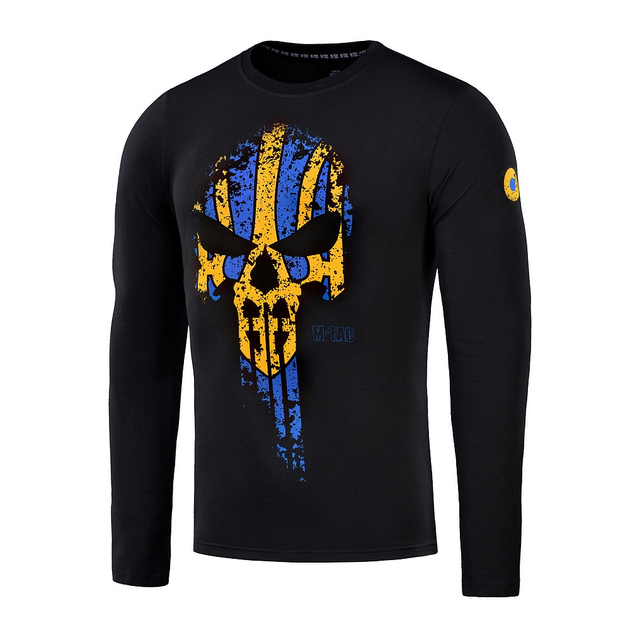 M-Tac футболка Месник довгий рукав Black/Yellow/Blue 2XL - зображення 1