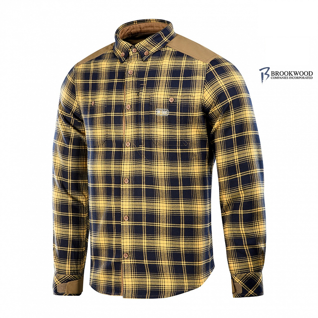 M-Tac сорочка Redneck Shirt Navy Blue/Yellow XL/L - зображення 1
