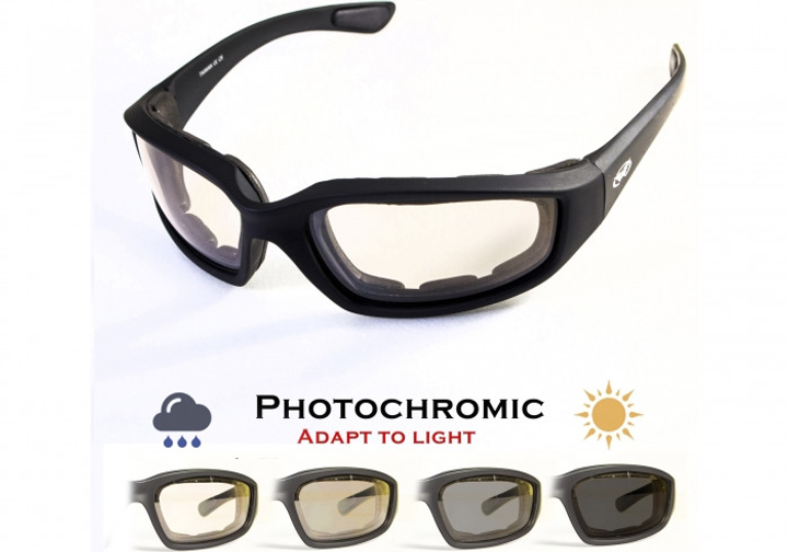 Окуляри захисні фотохромні Global Vision Photochromic (clear) прозорі фотохромні - зображення 1