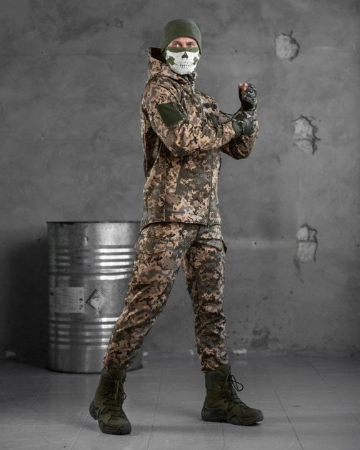 Тактичний костюм софтшел mystical pixel Вт7026 - зображення 2