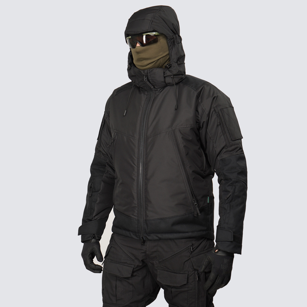 Тактична куртка зимова UATAC Black Membrane Climashield Apex L - зображення 1