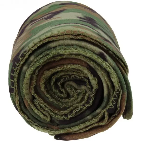 Одеяло Флисовое Mil-Tec утепленное армейское в чехле 200х150см Мультикам POLY-FLEECE 320GR (14426020-200-150) - Фото 5 Одеяло Флисовое Mil-Tec утепленное армейское в чехле 200х150см Мультикам POLY-FLEECE 320GR (14426020-200-150) - изображение 5