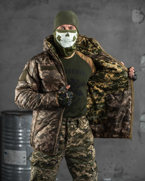 Куртка тактична зимова піксель розмір L - зображення 1