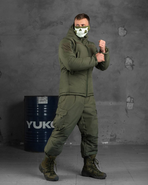 Зимовий водовідштовхувальний тактичний костюм drummer oliva Вт7575 XL - зображення 2