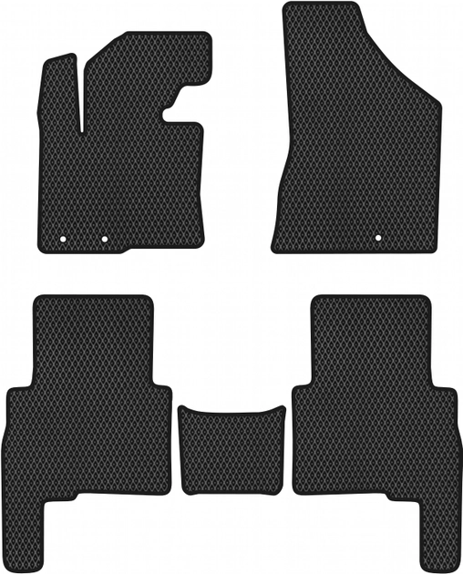 Акція на EVA килимки EVAtech в салон авто для Kia Sorento (XM) (Floor Gas Pedal) 5 seats 2009-2012 2 покоління SUV EU 5 шт Black від Rozetka