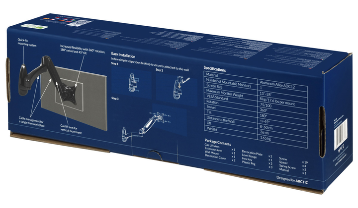 Uchwyt biurkowy do MonitorA Arctic W1-3D (AEMNT00032A) - obraz 12