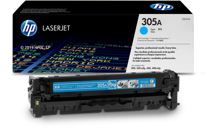 Cartridge HP 305A LJ M351a/M475dw/M451dn/M451nw Cyan (884962772362) - obraz 3