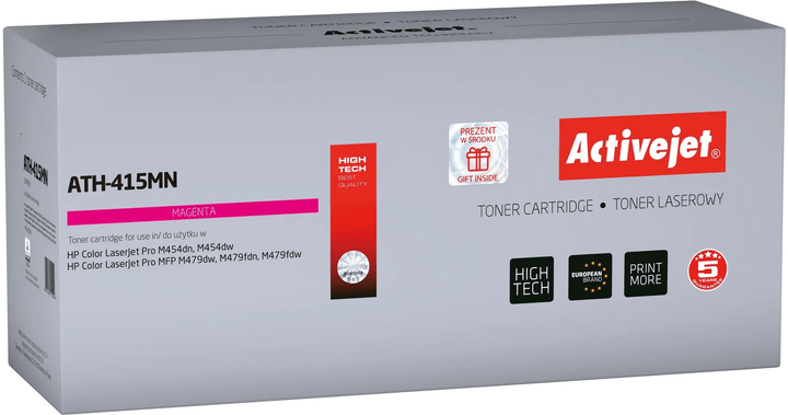 Картридж Activejet Supreme для HP 415A W2033A с чипом Magenta (ATH-415MN CHIP) - зображення 1