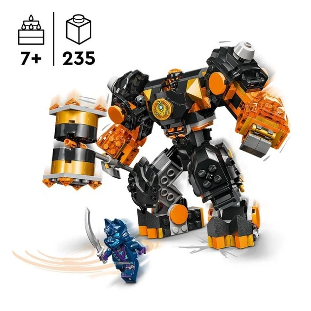 LEGO NINJAGO, Робот земной стихии Коула (71806) – игрушки с
