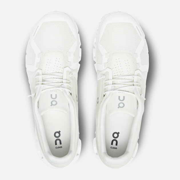 Buty do biegania męskie On Running Cloud 5 5998376 43 (9UK) 27.5 cm Białe (7630419183884) - obraz 5