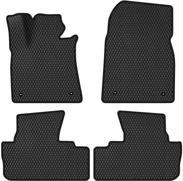 Акція на EVA килимки EVAtech в салон авто для Lexus RX 350 (AL20) 2015-2022 4 покоління SUV USA 4 шт Black від Rozetka