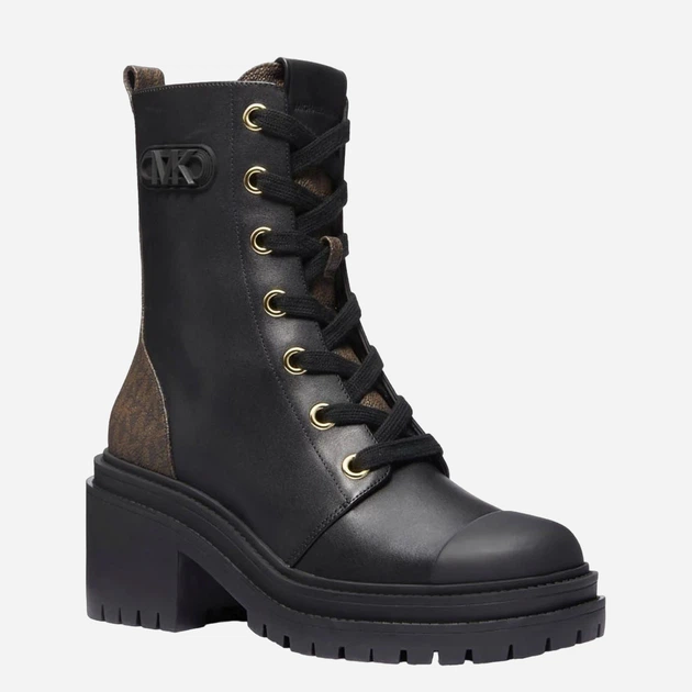 Жіночі берці високі MICHAEL KORS MKO40F3HYME5L-007 38 Чорні (196787326751) - зображення 3