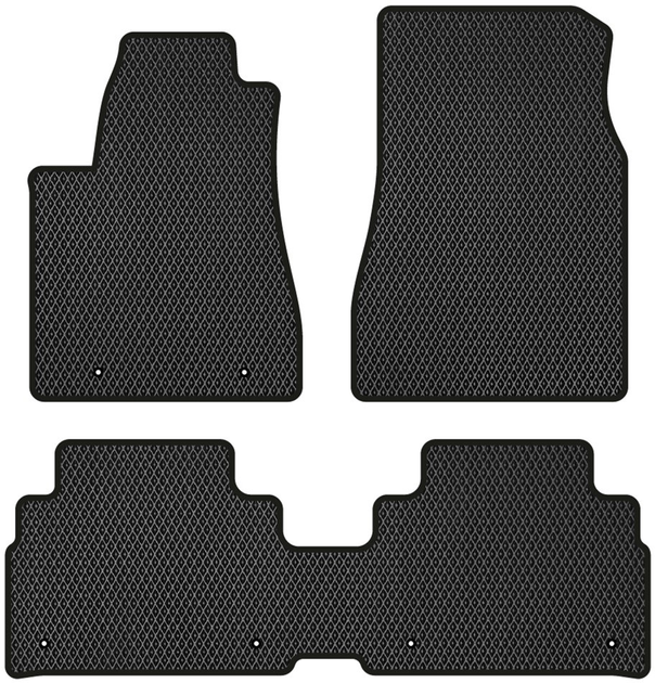 Акція на EVA килимки EVAtech в салон авто для Lexus RX 300 (6 clips) 2003-2009 2 покоління SUV EU 3 шт Black від Rozetka