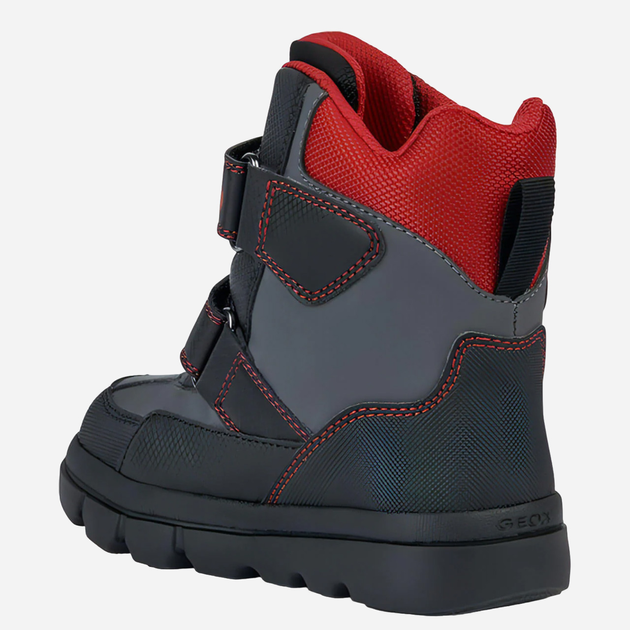Дитячі зимові черевики для хлопчика GEOX GEOJ36LFA050FUC0048 31 Чорні (8056206322707) - зображення 2