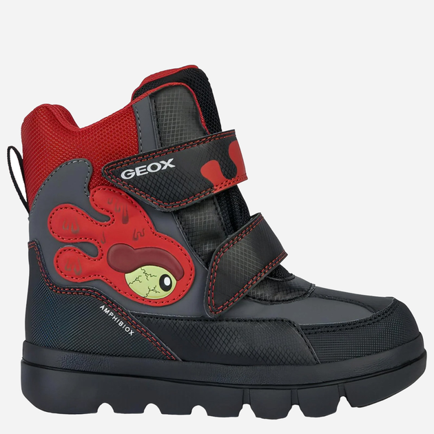 Дитячі зимові черевики для хлопчика GEOX GEOJ36LFA050FUC0048 33 Чорні (8056206322721) - зображення 1