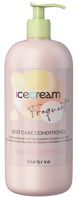 Odżywka Inebrya Ice Cream Frequent do każdego rodzaju włosów 1000 ml (8008277263809) - obraz 1