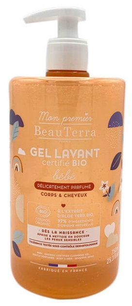 Żel pod prysznic BeauTerra Bio Baby with Perfume 750 ml (3770008167568) - obraz 1