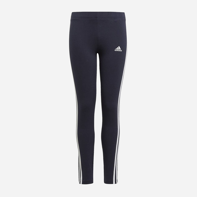 Legginsy dziecięce dla dziewczynki sportowe Adidas G 3S Leg GN4063 110 cm Granatowe (4064036192371) - obraz 1