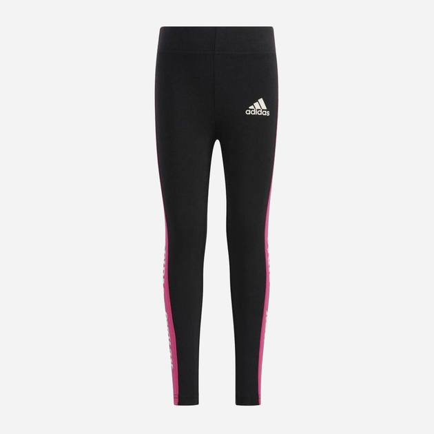 Legginsy dziecięce dla dziewczynki sportowe Adidas Lg Cot Tight H38384 98 cm Czarne (4064057116684) - obraz 5