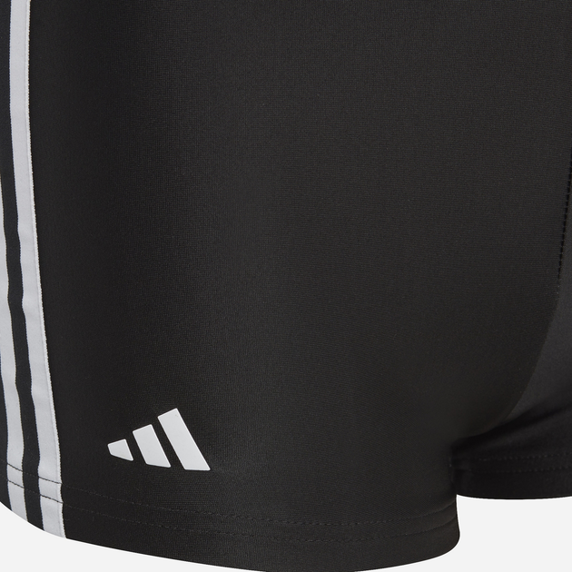 Підліткові плавки-шорти для хлопчика adidas 3S Boxer HR7476 140 см Чорні (4066745057019) - зображення 3