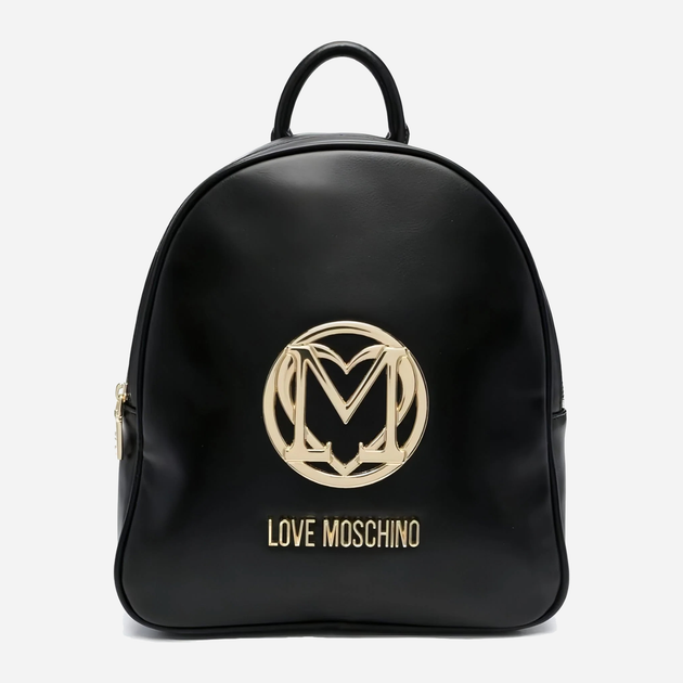 Plecak damski LOVE MOSCHINO LMJC4035PP1GLD0-000 Czarny (8059965714646) - obraz 1