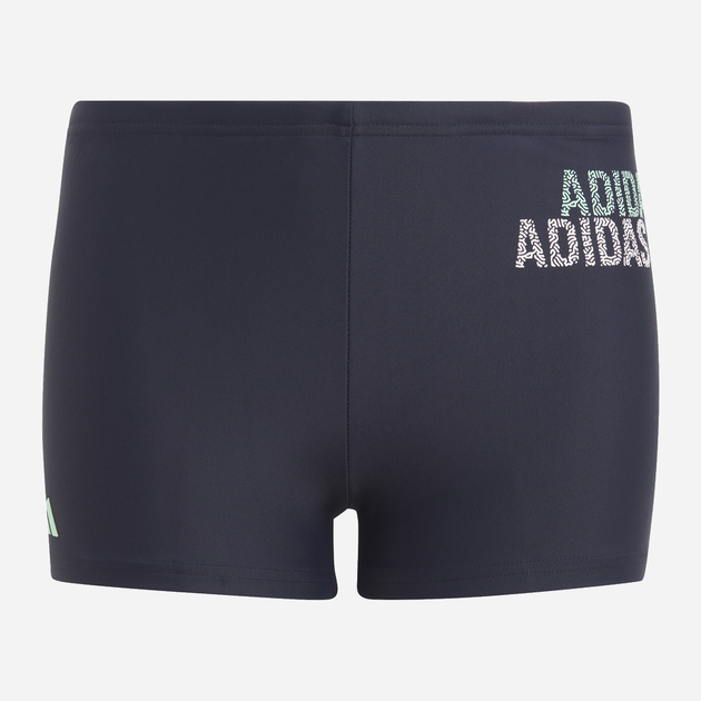 Młodzieżowe kąpielówki bokserki dla chłopca Adidas Logo Swim Brief H49556 158 cm Ciemnoszare (4066745079042) - obraz 1