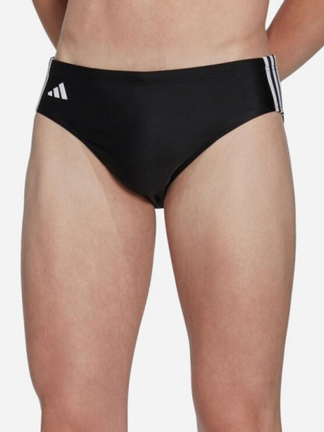 Kąpielówki męskie slipy adidas 3Stripes Trunk HT2063 8 Czarne (4066745149462) - obraz 1