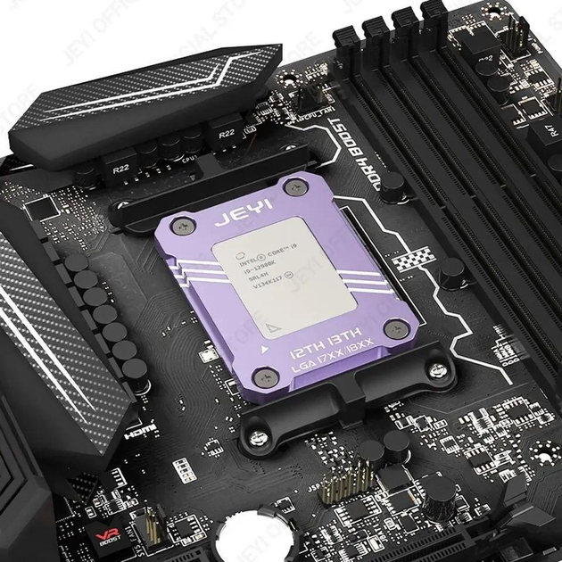 Рамка для сокету Jeyi LGA1700 for Intel 12th 13th 14th gen - зображення 2