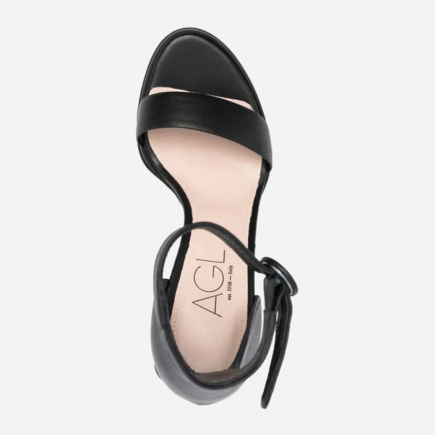 Жіночі босоніжки AGL LEO669019PGKA0761013 40 Чорні (8056778904851) - зображення 3