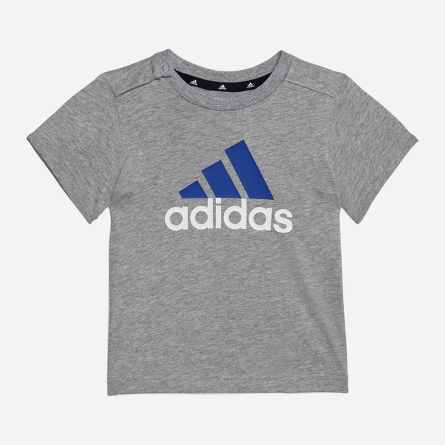 Дитячий літній комплект (футболка + шорти) для хлопчика Adidas I Bl Co T Set HR5887 86 см Різнокольоровий (4066745168661) - зображення 2