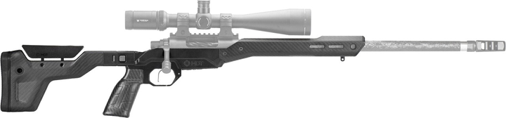 Ложе MDT HNT-26 для Remington 700 SA Black - зображення 1