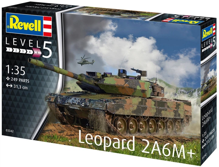 Збірна модель Revell Танк Леопард 2 A6M+ рівень 5 масштаб 1:35 (RVL-03342) - зображення 2