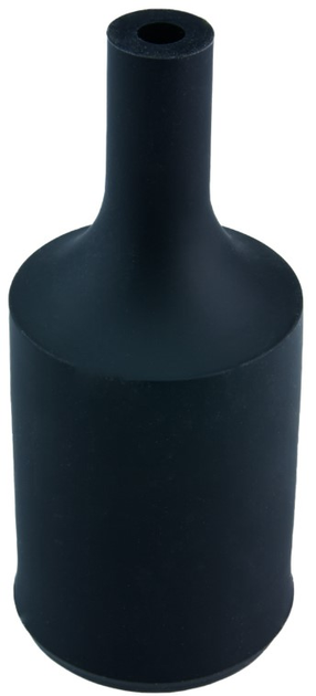 Силіконовий патрон для лампочки DPM E27 чорний (5903332583119) - зображення 1