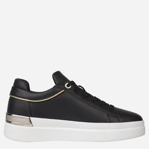 Sneakersy damskie skórzane Tommy Hilfiger THIFW0FW07030BDS 37 Czarne (8720643143903) - obraz 1