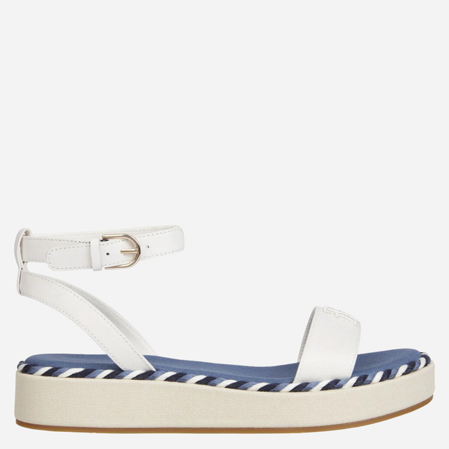Sandały damskie na platformie Tommy Hilfiger THIFW0FW07019YBL 37 Białe (8720643148519) - obraz 1