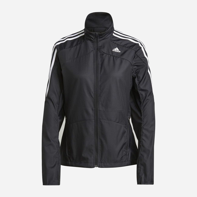 Вітровка для бігу жіноча Adidas Marathon Jkt W GK6062 XS Чорна (4064044024978) - зображення 1