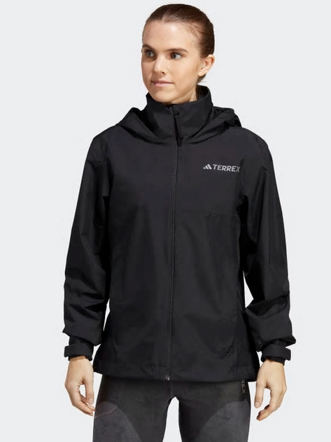 Вітровка жіноча Adidas W Mt Rr Jacket HN5460 XL Чорна (4066751238570) - зображення 1