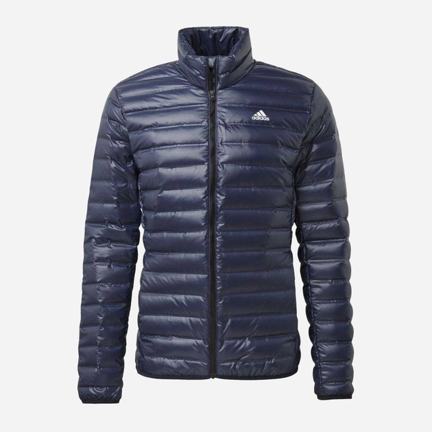 Пуховик зимовий короткий чоловічий Adidas Varilite Jacket DZ1391 S Темно-синій (4061619744644) - зображення 1
