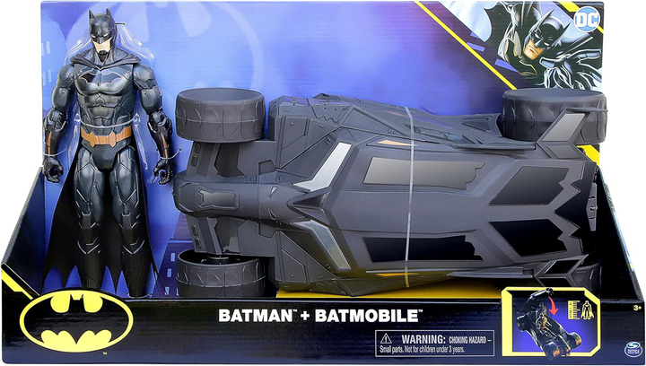 Samochód Spin Master Batman Batmobile z figurką (0778988342152) - obraz 1