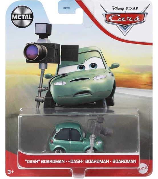 Машинка Mattel Disney Pixar Cars Dash Boardman (0194735047949) - зображення 1
