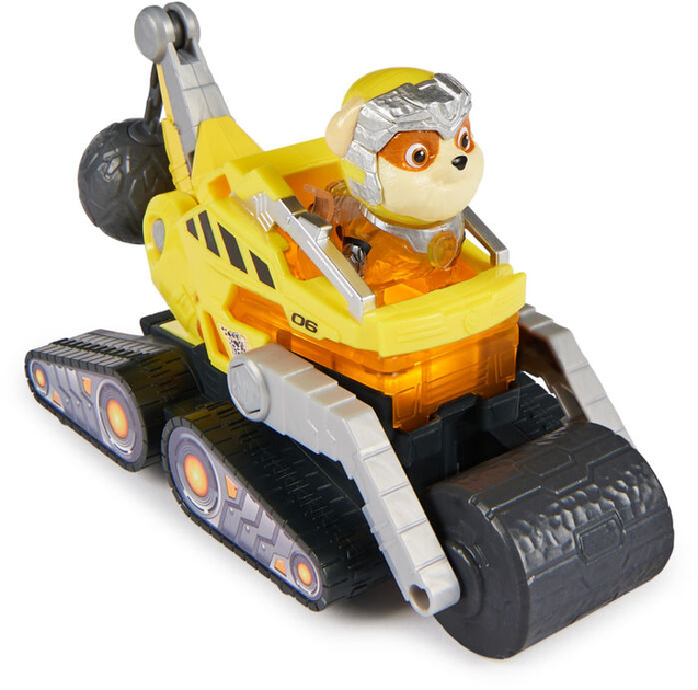 Samochód Spin Master Paw Patrol Movie 2 Rubble Mighty Movie Bulldozer z figurką (0778988486511) - obraz 6