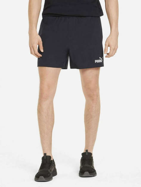 Spodenki sportowe męskie Puma Ess+ Tape Woven Shorts 849043-01 S Czarne (4064535364262) - obraz 1