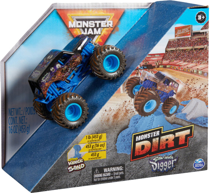 Samochód terenowy Spin Master Monster Jam Monster Dirt Son-Uva Digger (0778988250747) - obraz 2