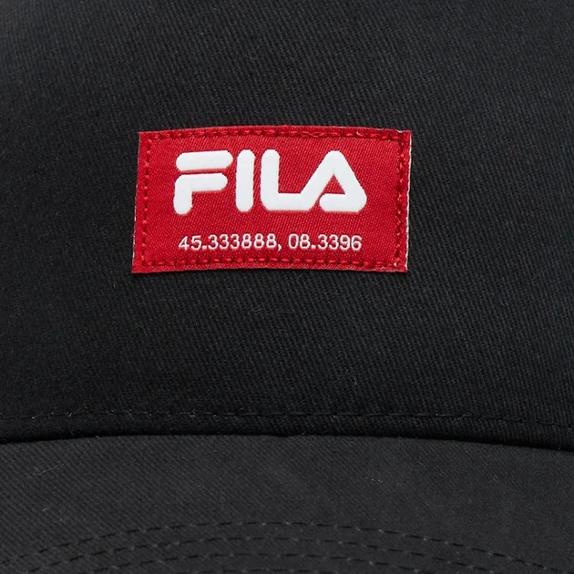 Czapka z daszkiem męska Fila FCU0023-80010 One Size Czarna (4064556423153) - obraz 3