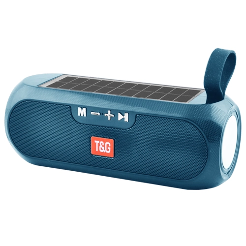 Портативная беспроводная Bluetooth колонка TG-182 с солнечной панелью aquamarine - Фото 1 Портативная беспроводная Bluetooth колонка TG-182 с солнечной панелью aquamarine - изображение 1
