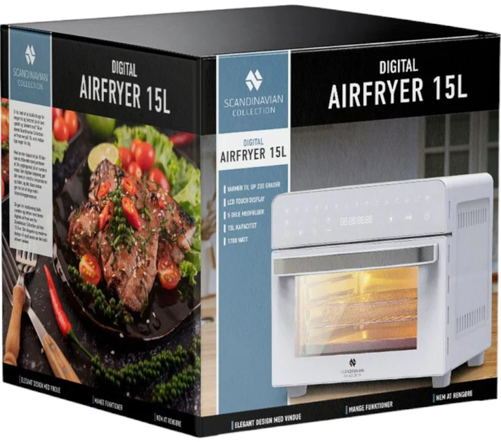 Piekarnik elektryczny Scandinavian Collection Digital Airfryer Oven (5740007811463) - obraz 3