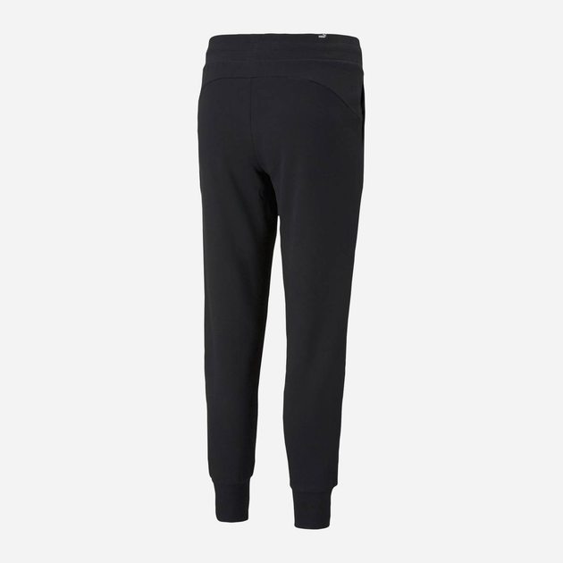 Spodnie dresowe ciepłe polarowe damskie Puma Ess Sweatpants Fl Cl 586839-01 XL Czarne (4063697171206) - obraz 2